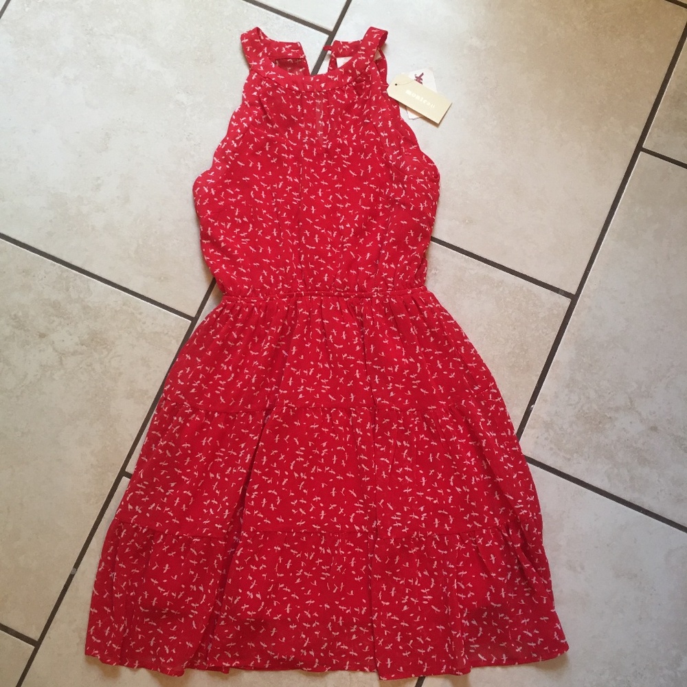 NWT Monteau red dress XS